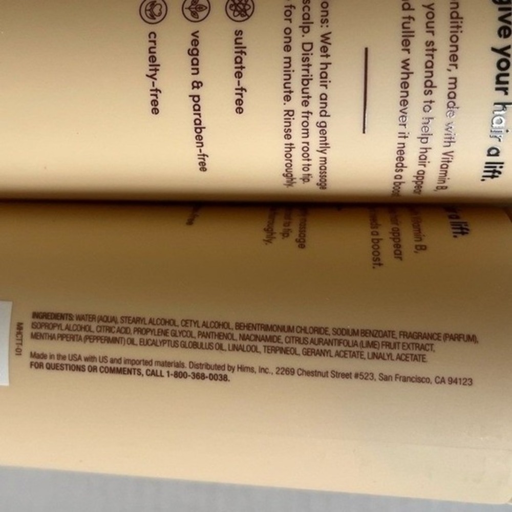 Hims Thick Fix Conditioners Eucalyptus Grove Scent Lot of 4 Bottles Sealed New - Picture 6 of 11